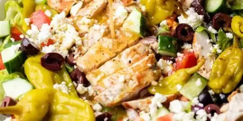 chicken greek salad