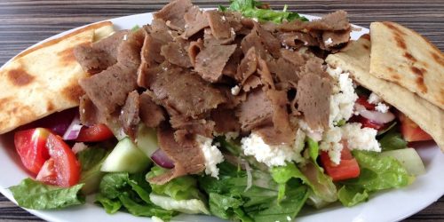 gyro greek salad